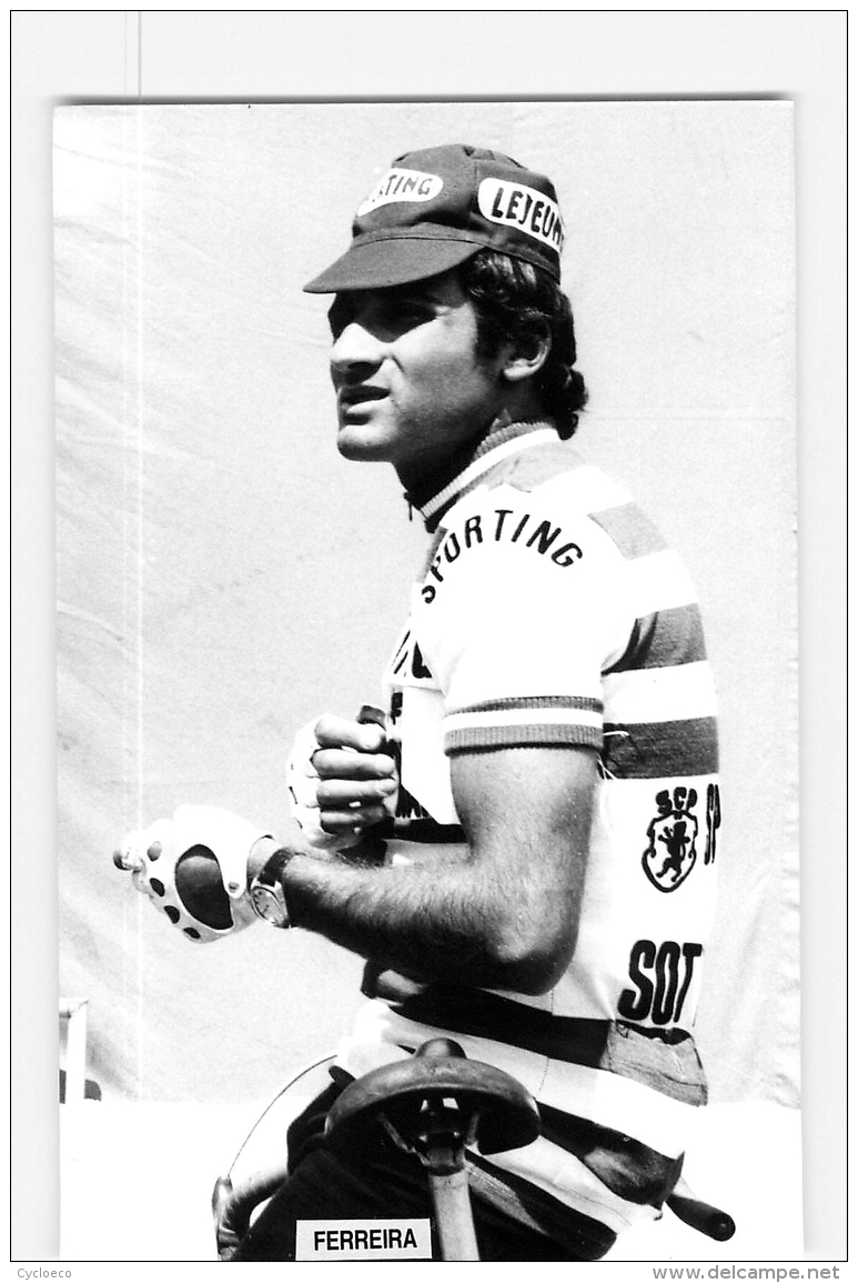 Fernando FERREIRA, Sens 1975 . Lire Descriptif . 2 Scans. Cyclisme. Sporting Lejeune - Cycling