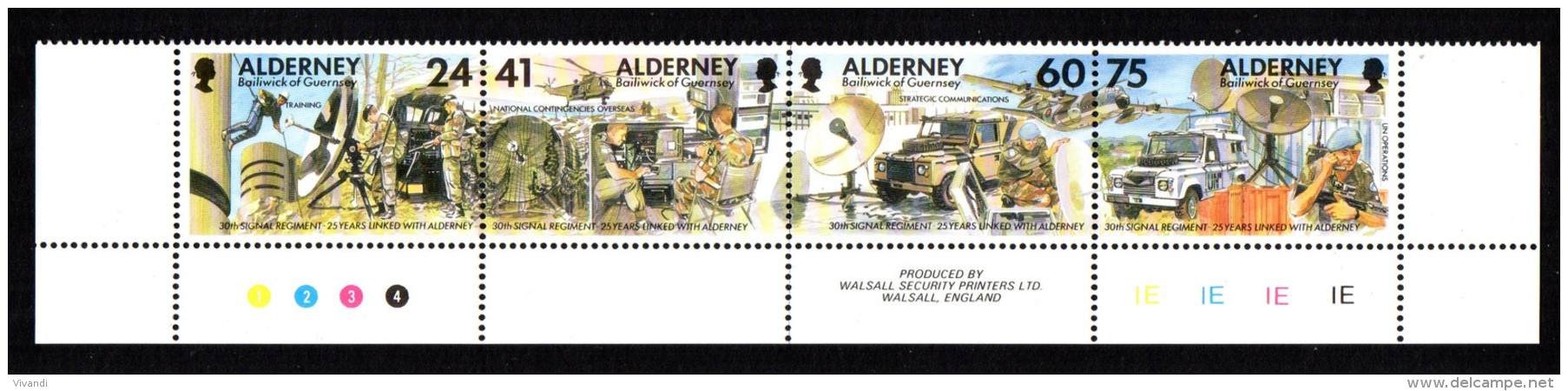 Alderney - 1996 - 25th Anniversary Of 30th Signal Regiment - MNH - Alderney