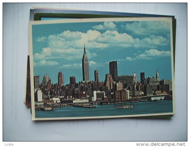 America USA NY New York Midtown From New Jersey - Mehransichten, Panoramakarten
