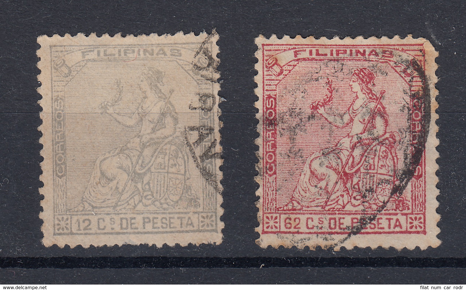 0012 FILIPINAS Nº 30  Nº 32 USADO - Filipinas