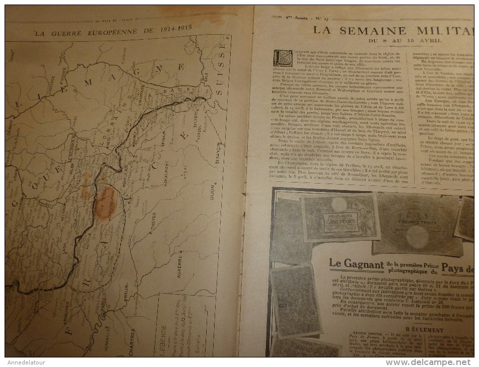 1915 LPDF: Pierre 1er De Serbie; Campagne-France 1915;CROISEUR AUXILIAIRE;L'espionnage Allemand;Les TROIS DIABLES-BLEUS - Otros & Sin Clasificación