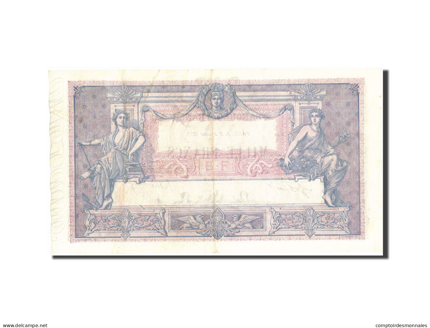 Billet, France, 1000 Francs, 1 000 F 1889-1926 ''Bleu Et Rose'', 1919 - 1 000 F 1889-1926 ''Bleu Et Rose''