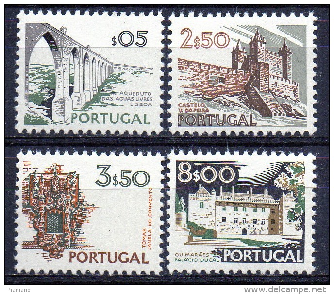 PIA - PORTOGALLO  - 1973  : Vedute E Monumenti  - (Yv 1192-95) - Ungebraucht