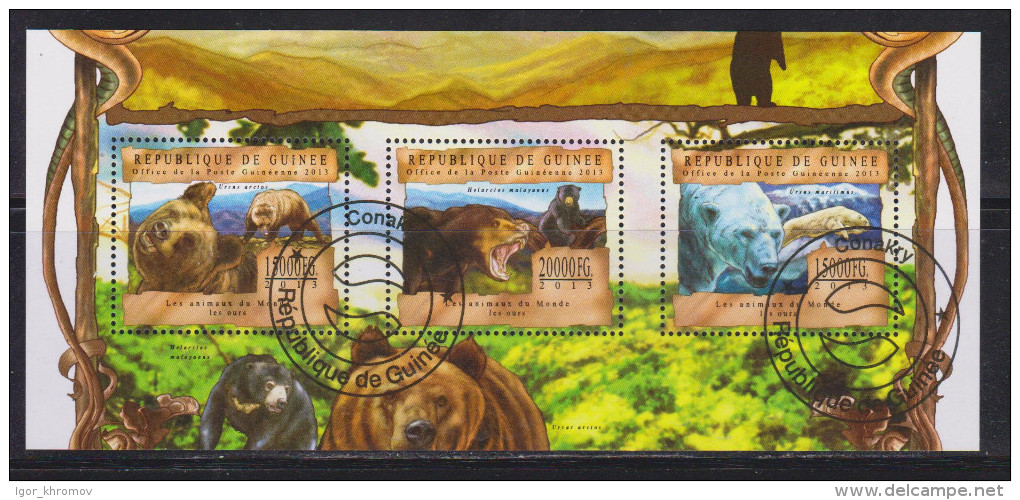 Guinea 2011 Fauna, Bears - Guinea (1958-...)