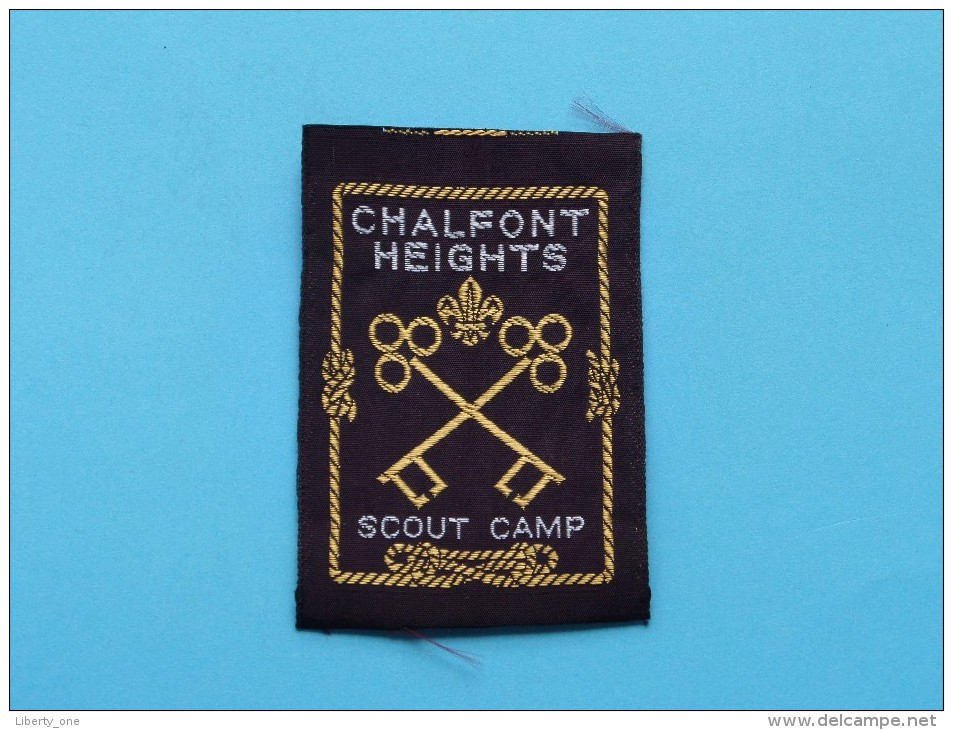 Boy Scouts Badge : CHALFONT HEIGHTS - Scout Camp ( Zie Foto Voor Detail ) ! - Scoutisme