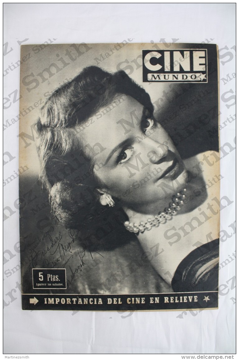 Old Movie/ Cinema Magazine From 1953, Cover: Deborah Kerr, Back Cover: Elizabeth Taylor &amp; Michael Wilding - Revistas