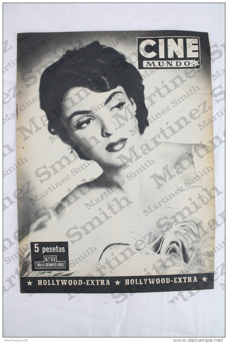 Old Movie/ Cinema Magazine From 1953, Cover: Susan Ball, Back Cover: Charlote Austin - Revistas