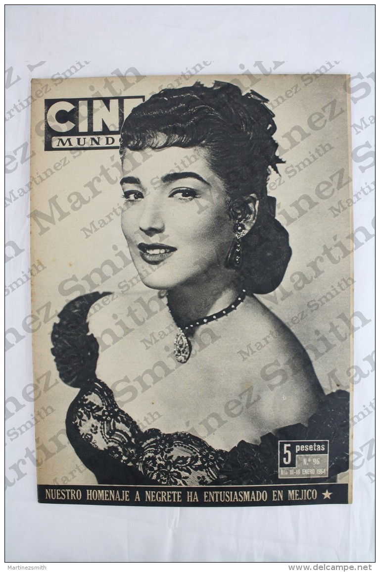 Old Movie/ Cinema Magazine From 1953, Cover: Julia Adams, Inside Articles: Clark Gable, Susan Hayward, Abe Lane - Revistas