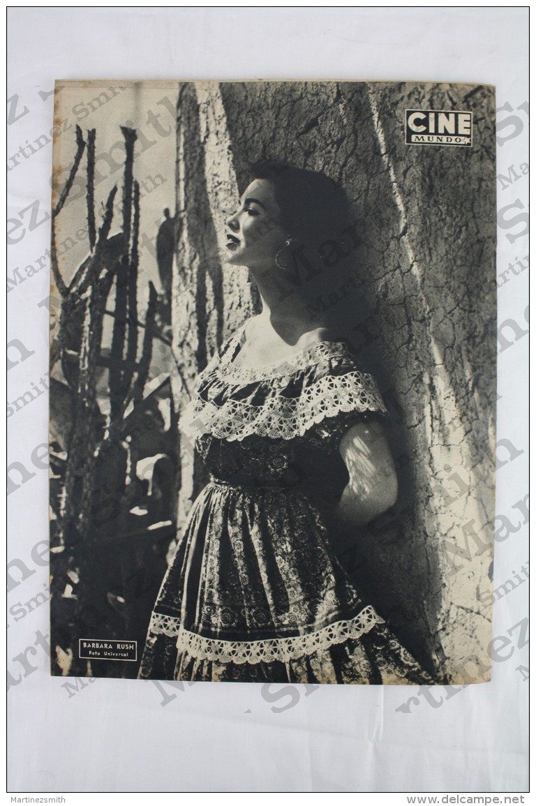 Old Movie/ Cinema Magazine From 1954, Cover: Lorreta Young, Back Cover: Barbara Rush - Zeitschriften
