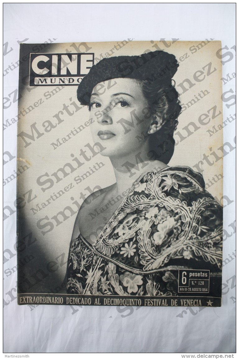 Old Movie/ Cinema Magazine From 1954, Cover: Amparito Rivelles, Back Cover: Robert Taylor &amp; Ava Gardner - Zeitschriften