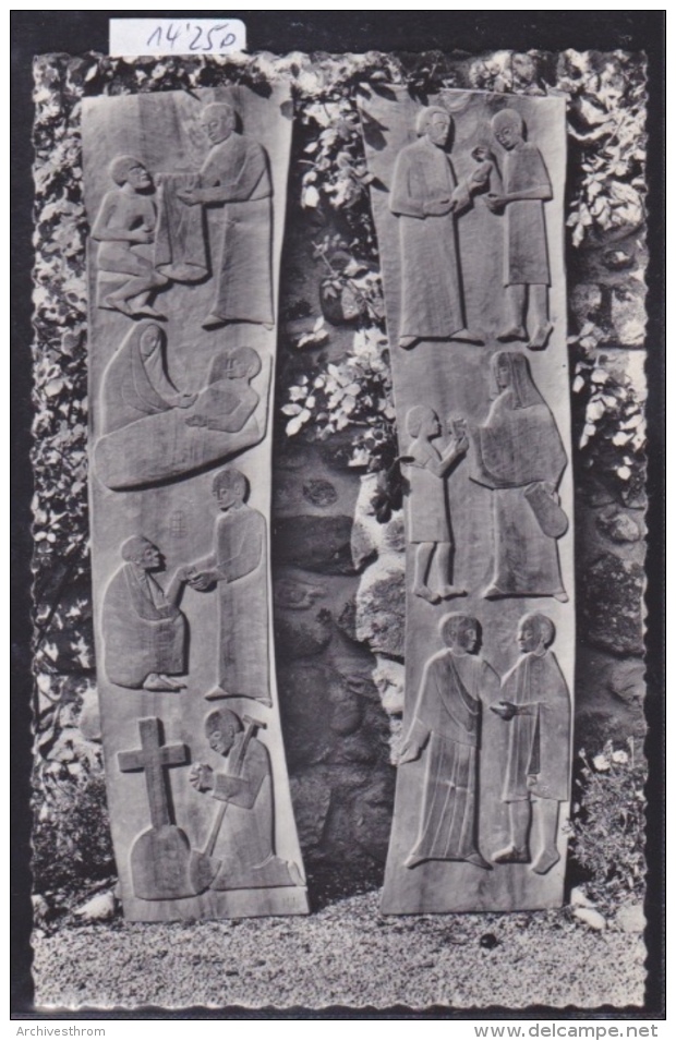 Bossey - Céligny ( Genève Canton ) - Château De Bossey S Reliefs (bois) De Helmuth Uhrig (14´250) - Céligny