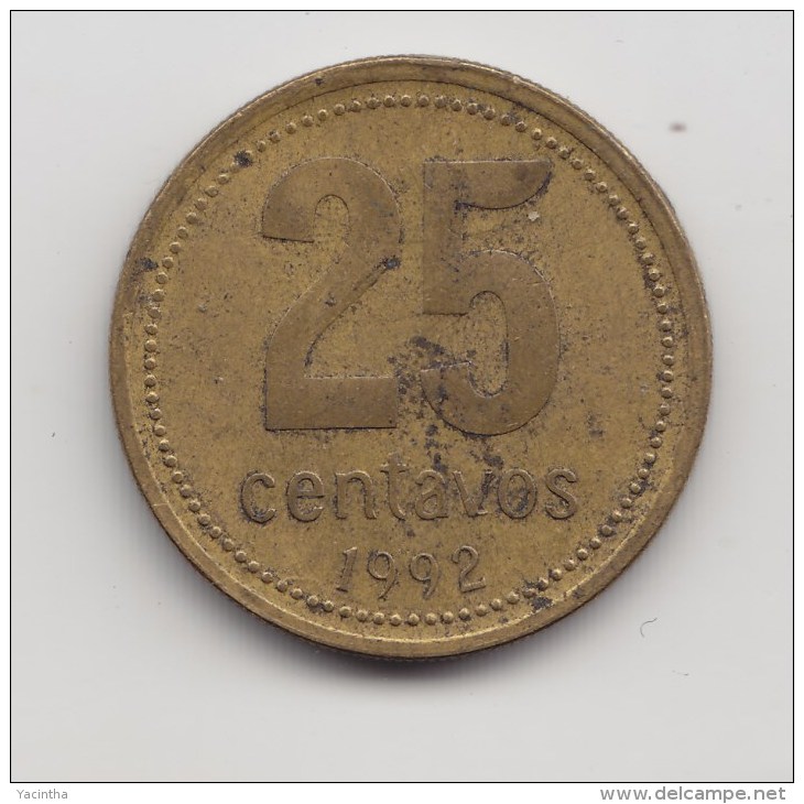 @Y@   Argentinië  25 Centavos 1992     (3176) - Argentinië