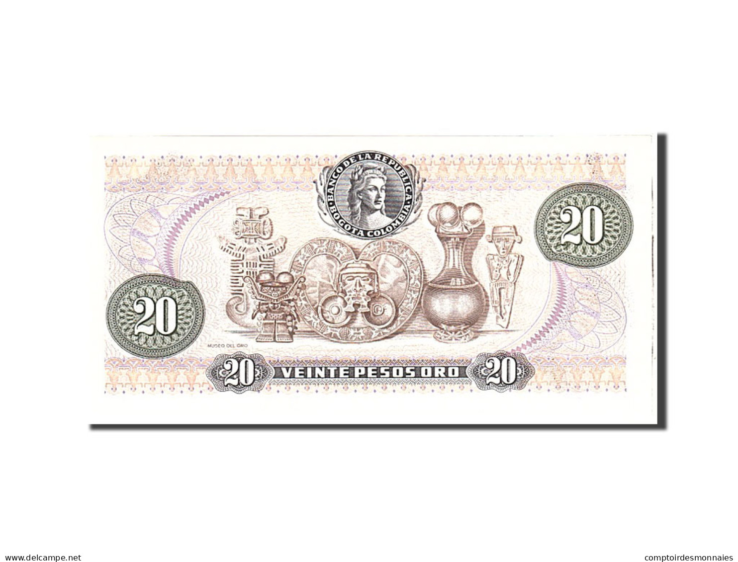 Billet, Colombie, 20 Pesos Oro, 1983, 1983-01-01, KM:409d, NEUF - Colombie
