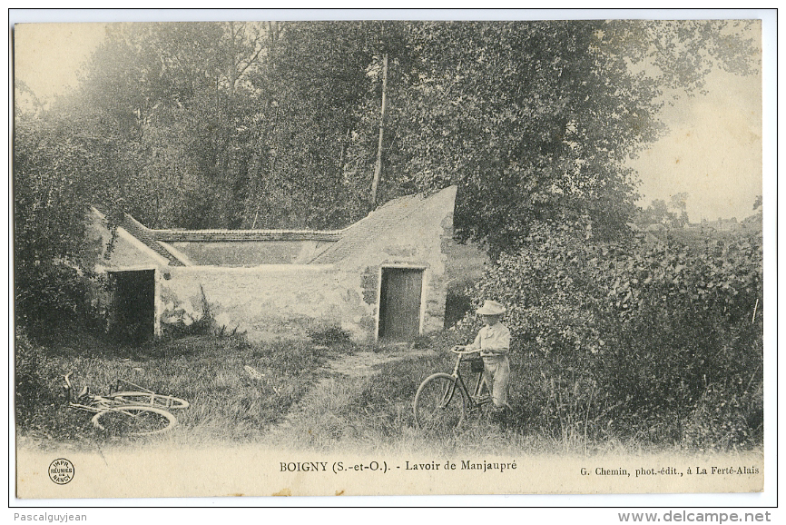 CPA BOIGNY - LAVOIR DE MANJAUPRE - Autres & Non Classés