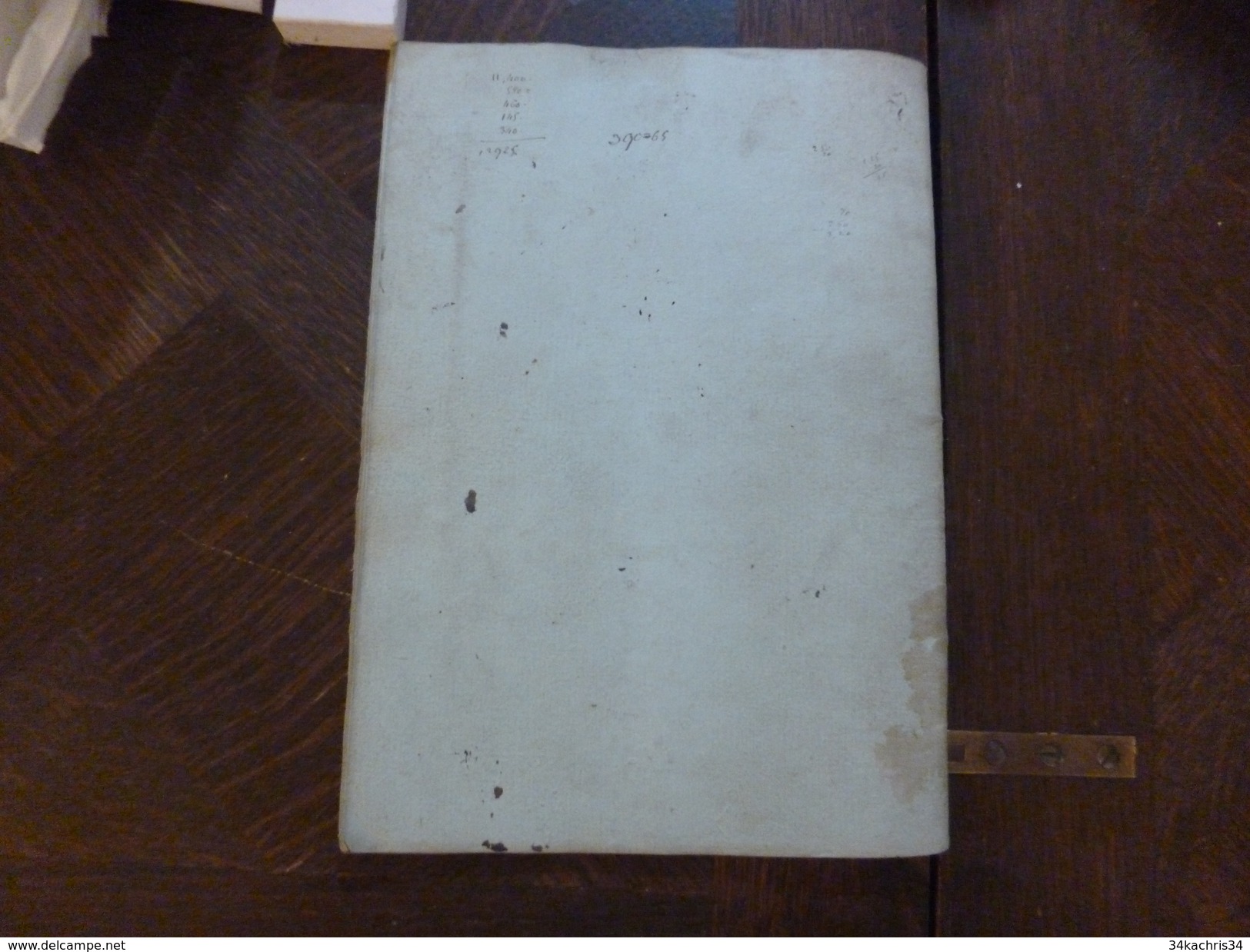 Année 1830 Livre de compte manuscrit de Barthélémy Teulon notaire à Valleraugue Gard 35 pages