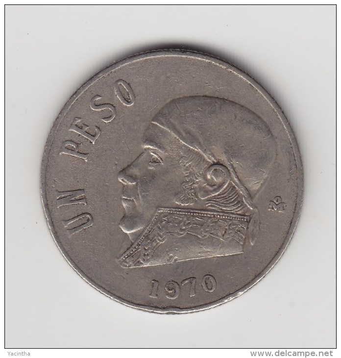 @Y@  Mexico   1 Pesos  1970     (3184) - Mexico