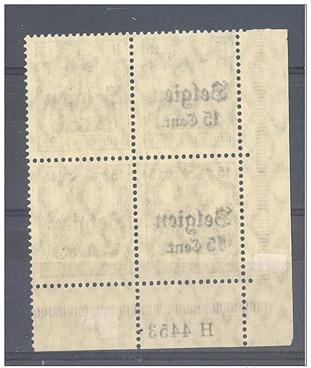 Belgien / België / Belgique  Michel #  16 B II  **     Mit HAN H  4453.17 - Besetzungen 1914-18