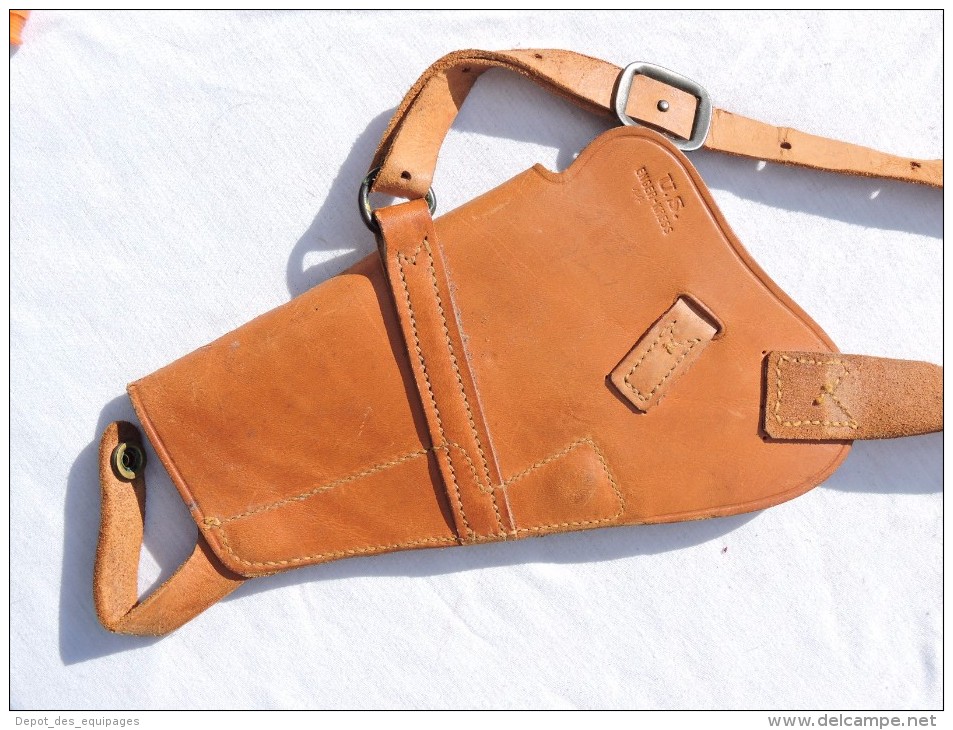 BEL HOLSTER EPAULE COLT 45 -  1911 A-1  Par ENGER KRESS 1944 ............... - Equipement