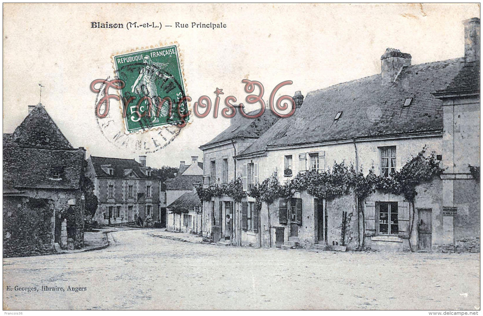 (49) Maine Et Loire - Blaison - Rue Principale - 2 SCANS - Other & Unclassified