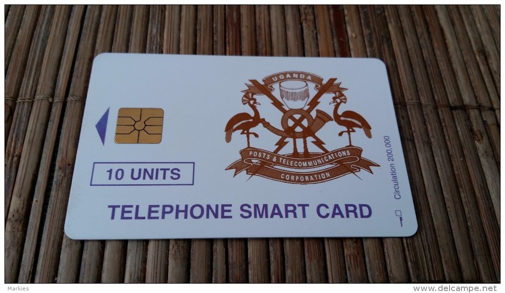 Oeganda Phonecard 10 Units Used Rare - Ouganda