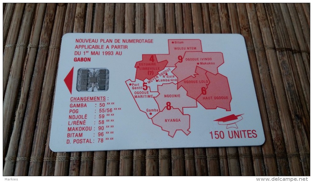 Phonecard Gabon Used Rare - Gabon