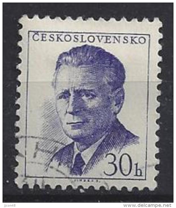 Czechoslovakia 1958  Antonin Novotny  (o) Mi.1081 C - Used Stamps