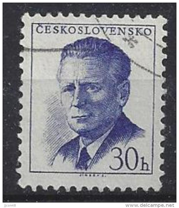 Czechoslovakia 1958  Antonin Novotny  (o) Mi.1081 C - Used Stamps