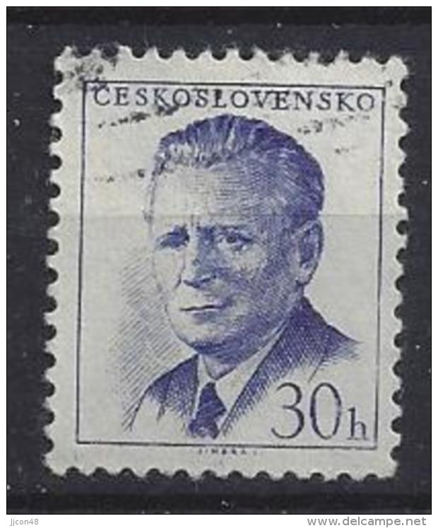 Czechoslovakia 1958  Antonin Novotny  (o) Mi.1081 C - Used Stamps