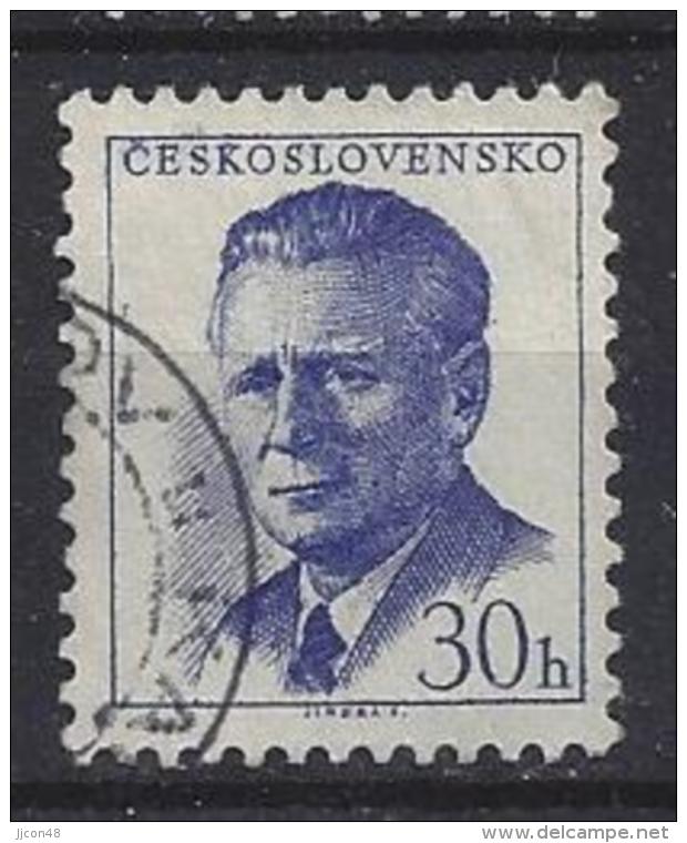 Czechoslovakia 1958  Antonin Novotny  (o) Mi.1081 C - Gebraucht