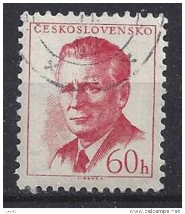 Czechoslovakia 1958  Antonin Novotny  (o) Mi.1082 C - Used Stamps
