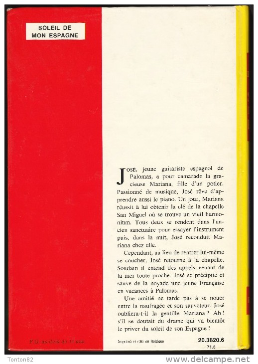 Paul Jacques  Bonzon - Soleil De Mon Espagne - Idéal Bibliothèque - ( 1971 ) . - Ideal Bibliotheque