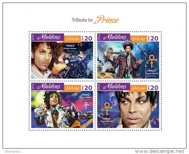 Maldives. 2016 Tribute To Prince. (805a) - Musik