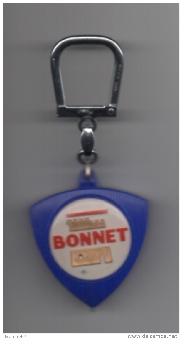 Porte Clefs "Bourbon" : BONNET . FROID Et MACHINE . Petit Mètre à Ruban . - Porte-clefs