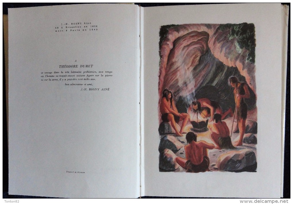 J.H. Rosny Ainé - La Guerre Du Feu - Bibliothèque Rouge Et Or N° 513 - ( 1959 ) . - Bibliotheque Rouge Et Or