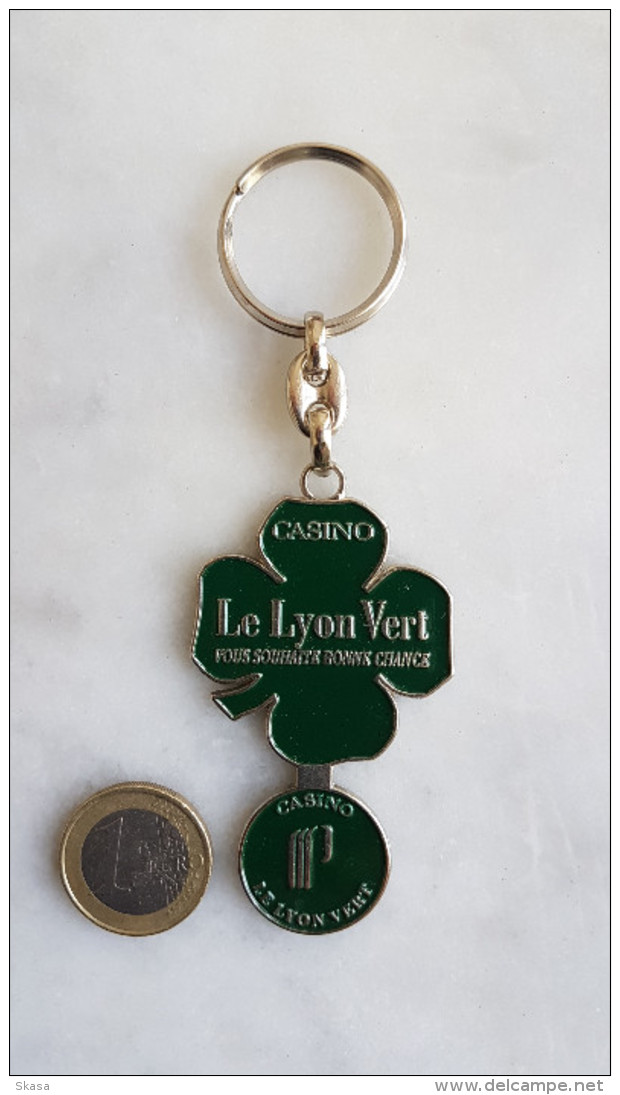 Porte-clés-clefs Caddie Machine Casino Le Lyon Vert - Porte-clefs