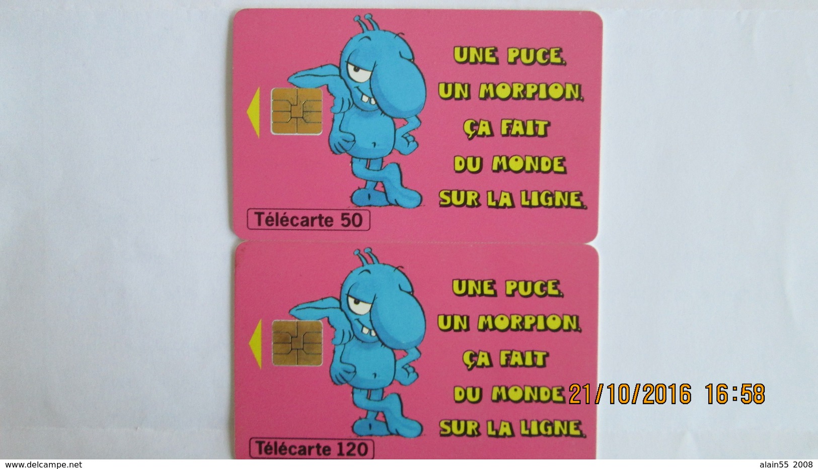 2 TELECARTES FRANCAISE DES JEUX MORPION - Jeux