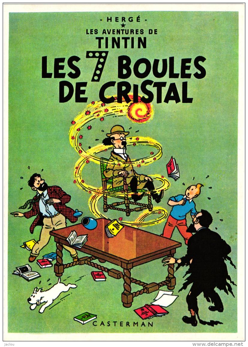 HERGE ET TINTIN LES 7 BOULES DE CRISTAL REF 49418 - Hergé