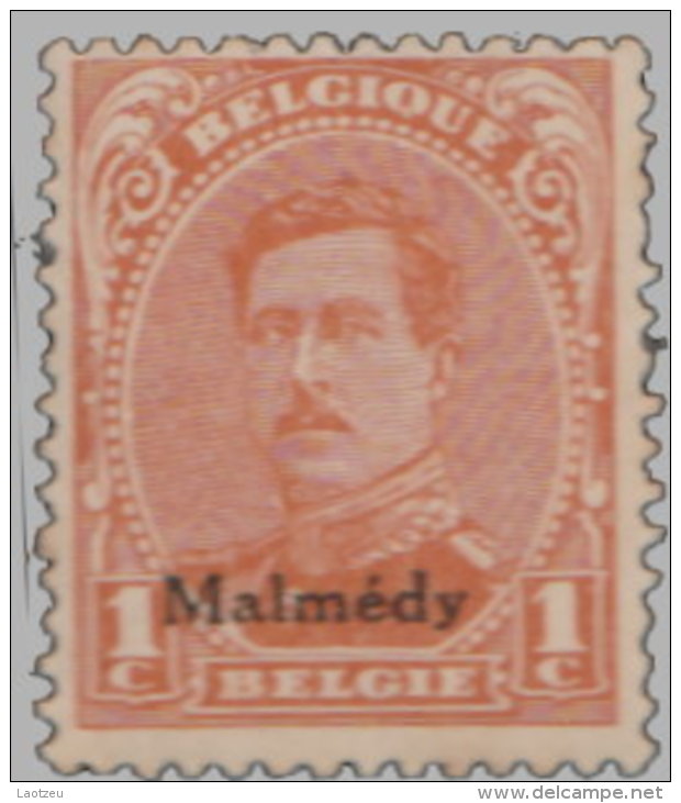 Belgique Malmédy 1920. ~ YT 22* - 1 C. Albert 1er - OC55/105 Eupen & Malmédy