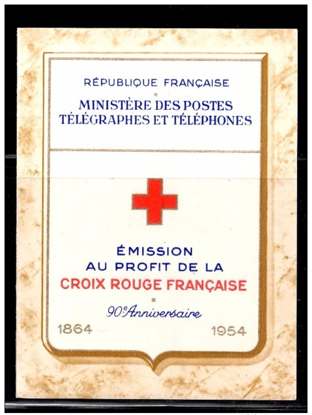 France Carnet Croix-Rouge 1954 Neuf ** MNH. Belle Pièce. A Saisir! - Rotes Kreuz