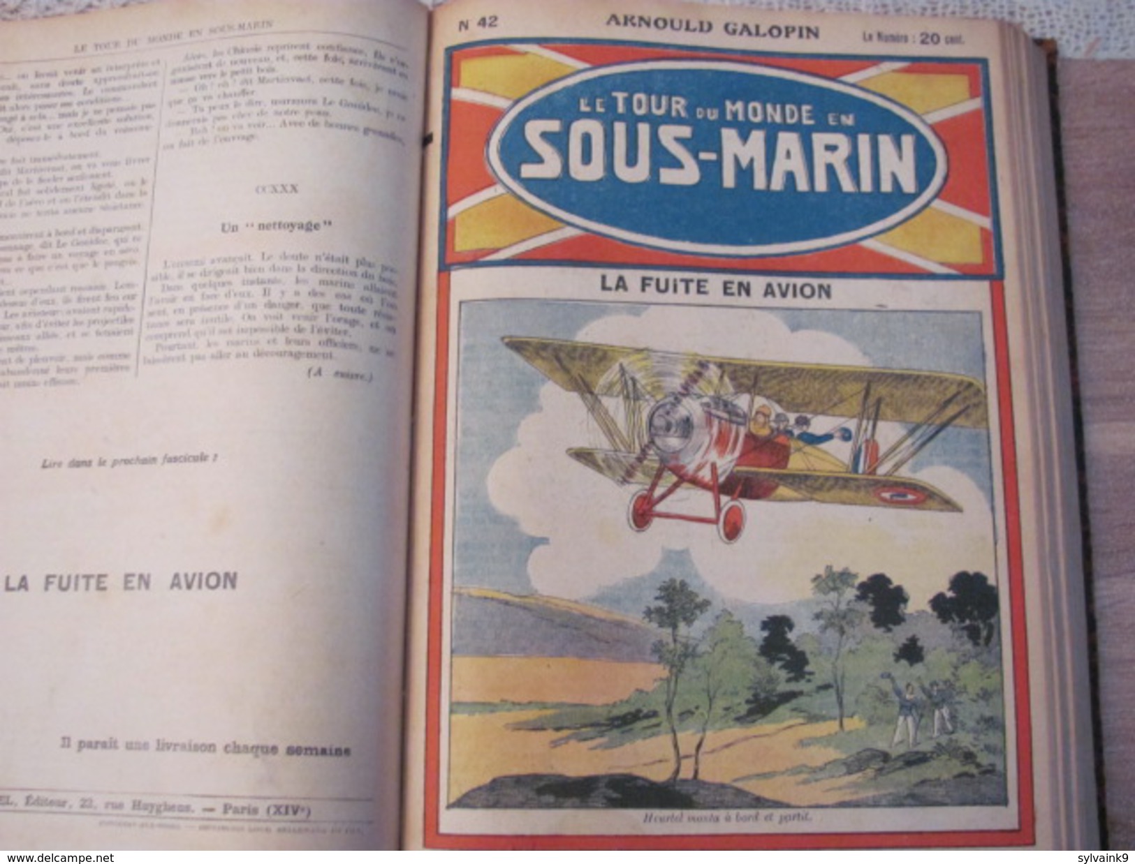 Arnould Galopin Le Tour Du Monde En Sous Marin 99 Fascicules 790 Pages 1925 1926 Marine Bateau Voyage - 1901-1940