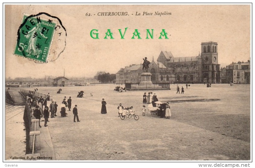 50 CHERBOURG - La Place Napoléon - Cherbourg