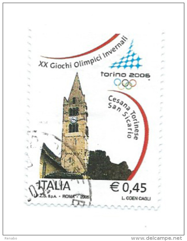 Italia 2005; Giochi Olimpici Invernali: Torino 2006. &euro; 0,45; Usato. - 2001-10: Usati