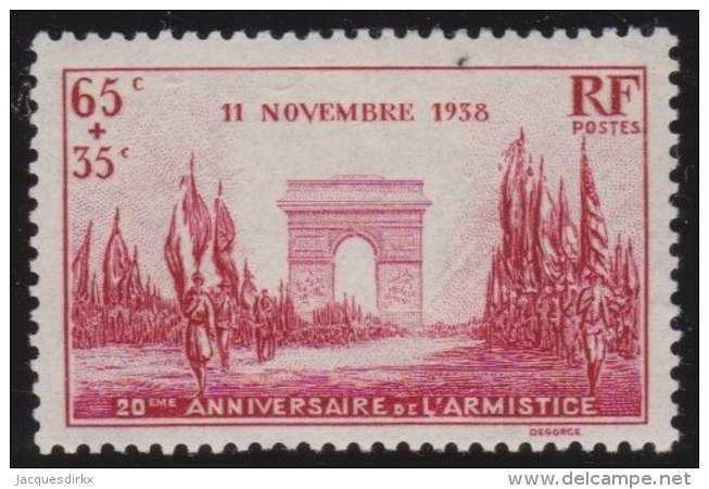 France   .   Yvert    403           .        *         .       Neuf Avec Gomme Et Charniere - Unused Stamps