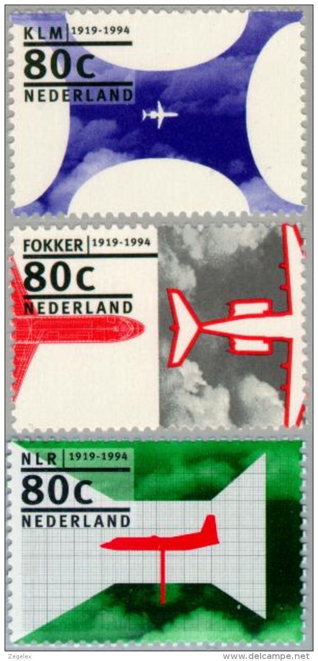 1994 Luchtvaartjubilea NVPH 1605-1607 Postfris/MNH/** - Ungebraucht