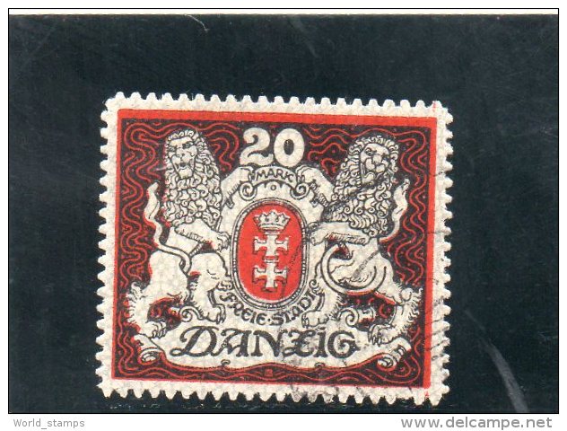 DANTZIG 1921-2 O - Sonstige & Ohne Zuordnung