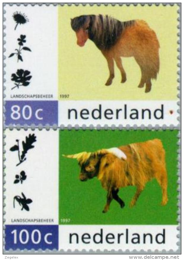 1997 Landschapbeheer - Horse NVPH 1711-1712 Postfris/MNH/** - Nuovi