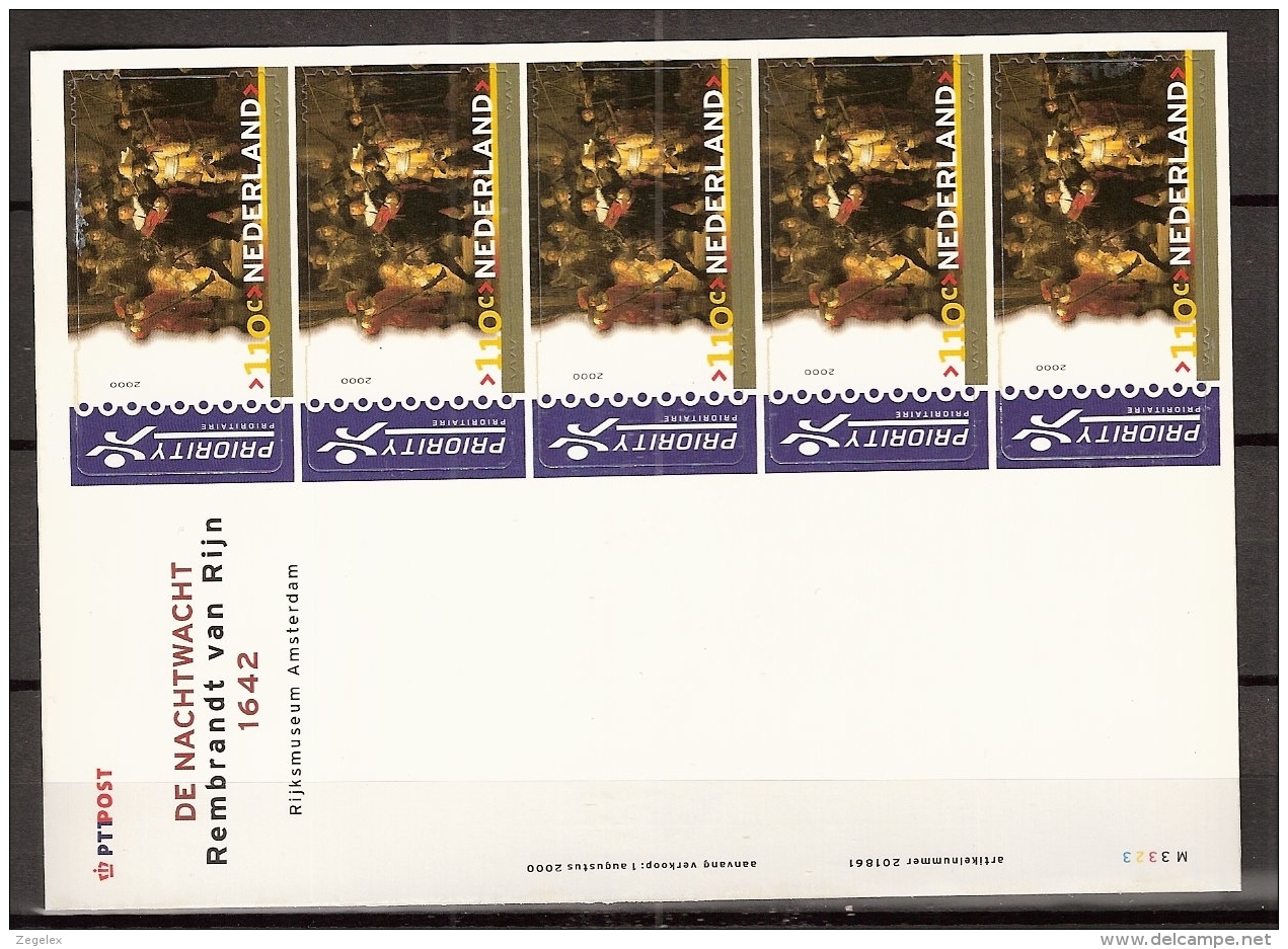 2000 Velletje ""De Nachtwacht - Rembrandt - NVPH V1907 Postfris/MNH** - Ungebraucht