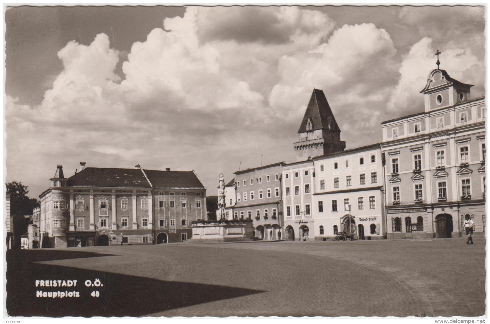 AK - OÖ - Freistadt - Hauptplatz Mit Tabak Trafik - 1960 - Freistadt