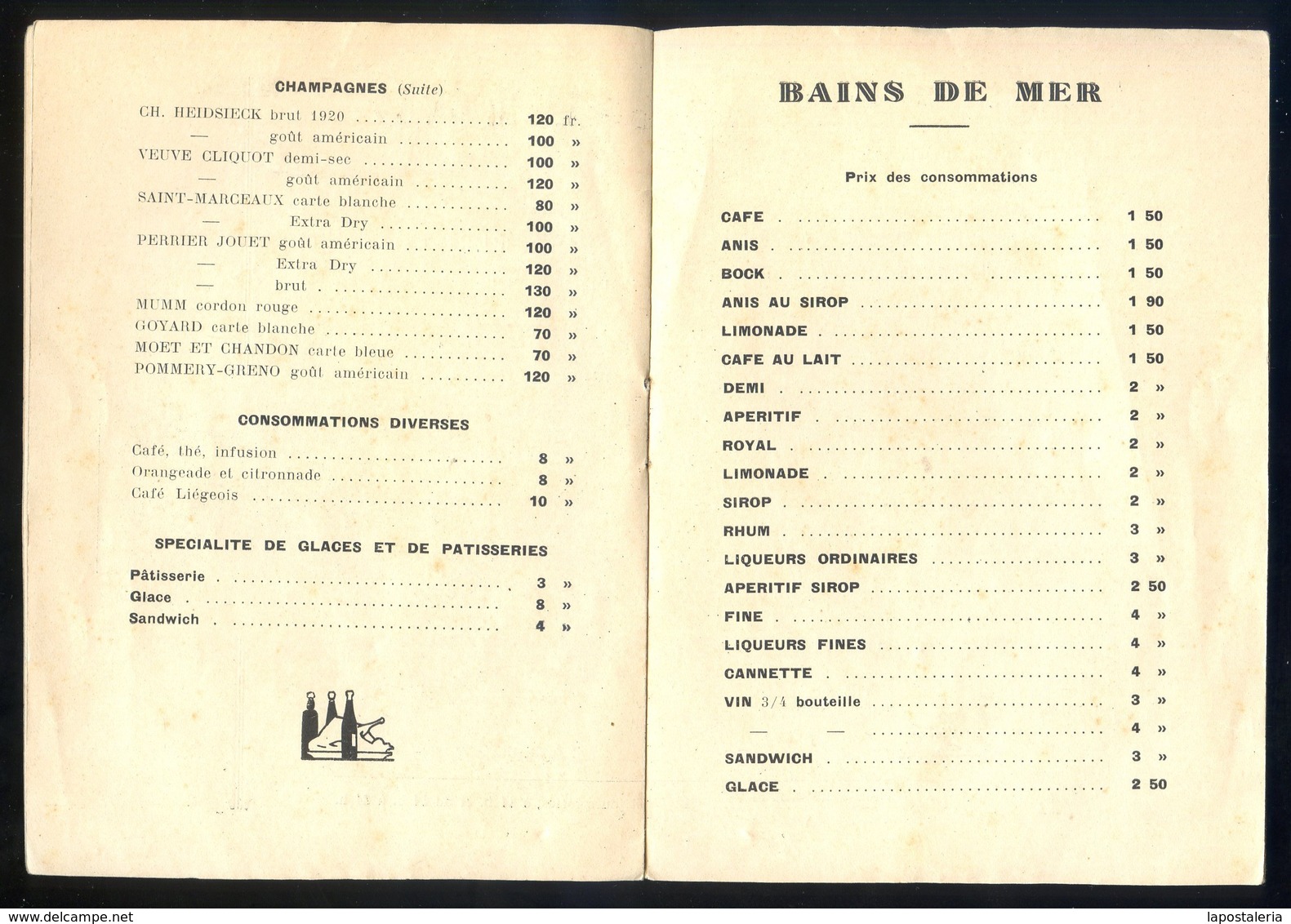 *Casino De Fort De L'Eau. Año 1932* Tapas + 8 Pags. Meds:134 X 184 Mms. - Cuadernillos Turísticos