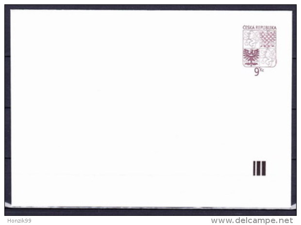 Tchéque République 2001, Envelope  (COB 5) - Buste